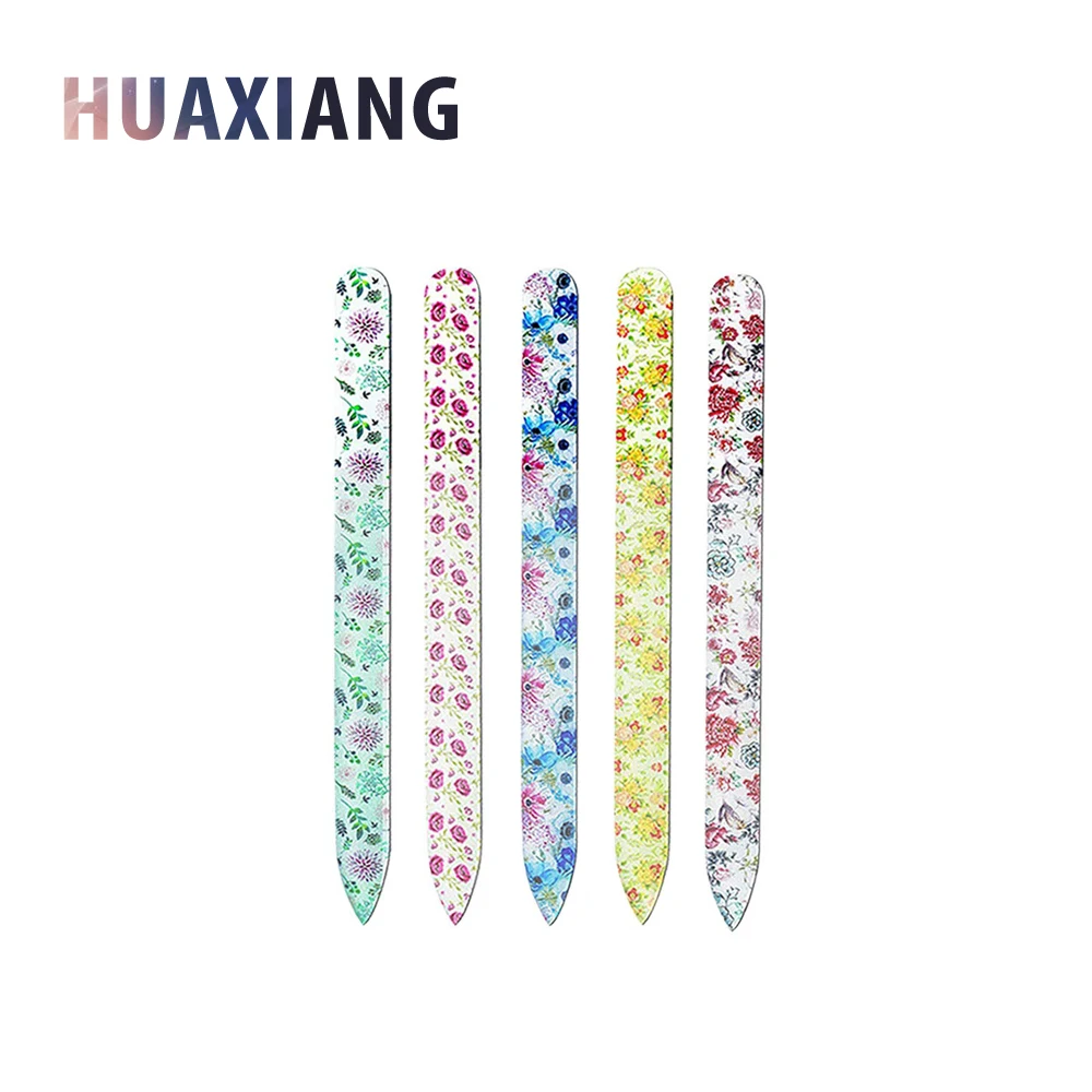Glass Crystal Nail File with Custom Printing Manicure Nail Care