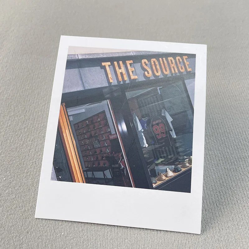 Customized Logo Design Printed Art Paper Double-sided Polaroid Size Small Postcard Greeting Card Custom Business Thank You Cards