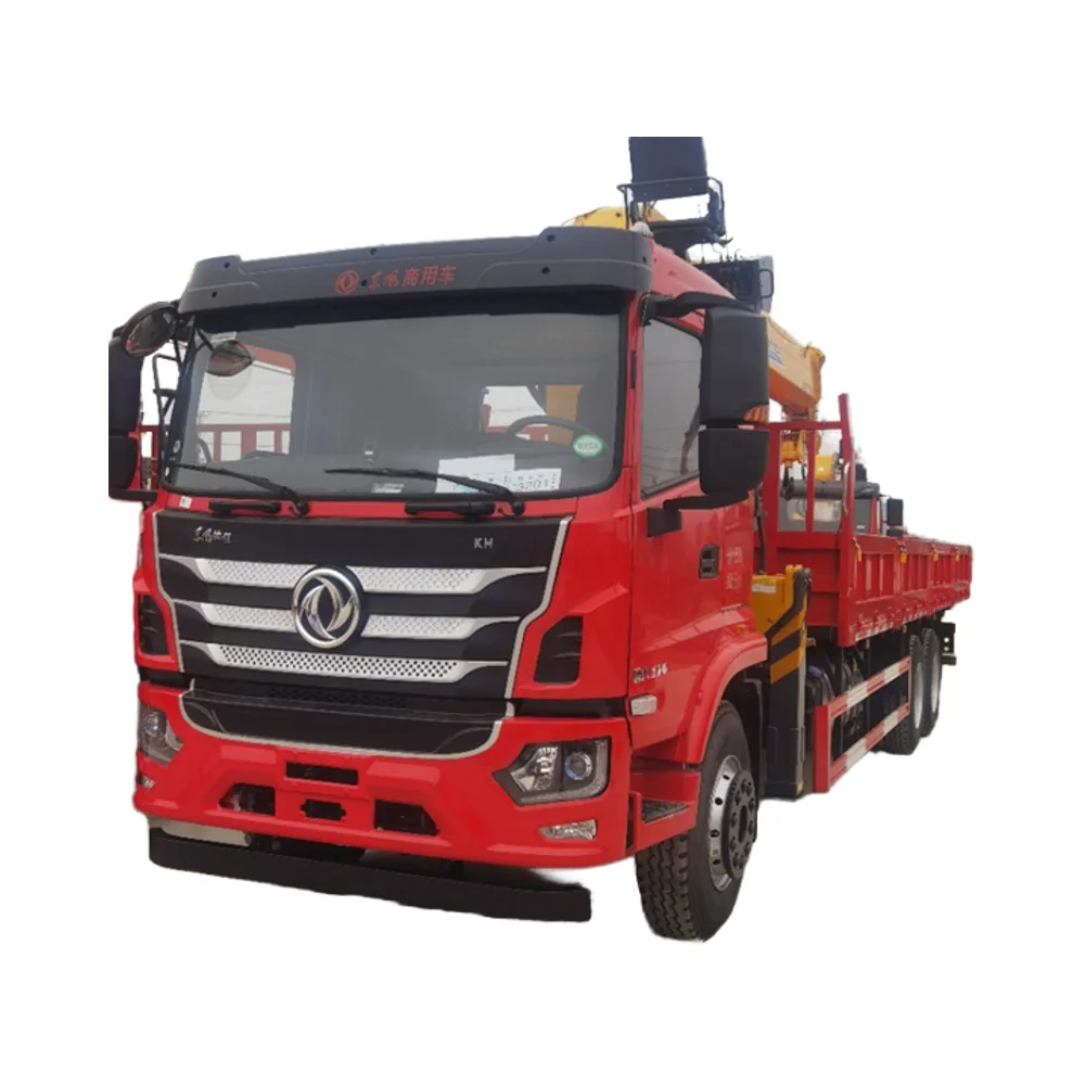 Dongfeng Commercial Vehicle Jincheng KH Eight-Wheel Truck with Crane Product Genre Truck Cranes