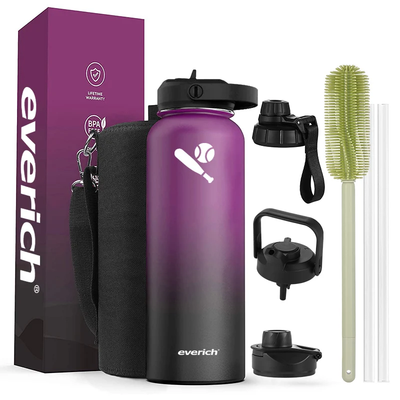 32oz Double Wall Insulated Vacuum Flask Thermos Metal Stainless Steel Water Bottles with Custom Logo leak proof  18/8 box