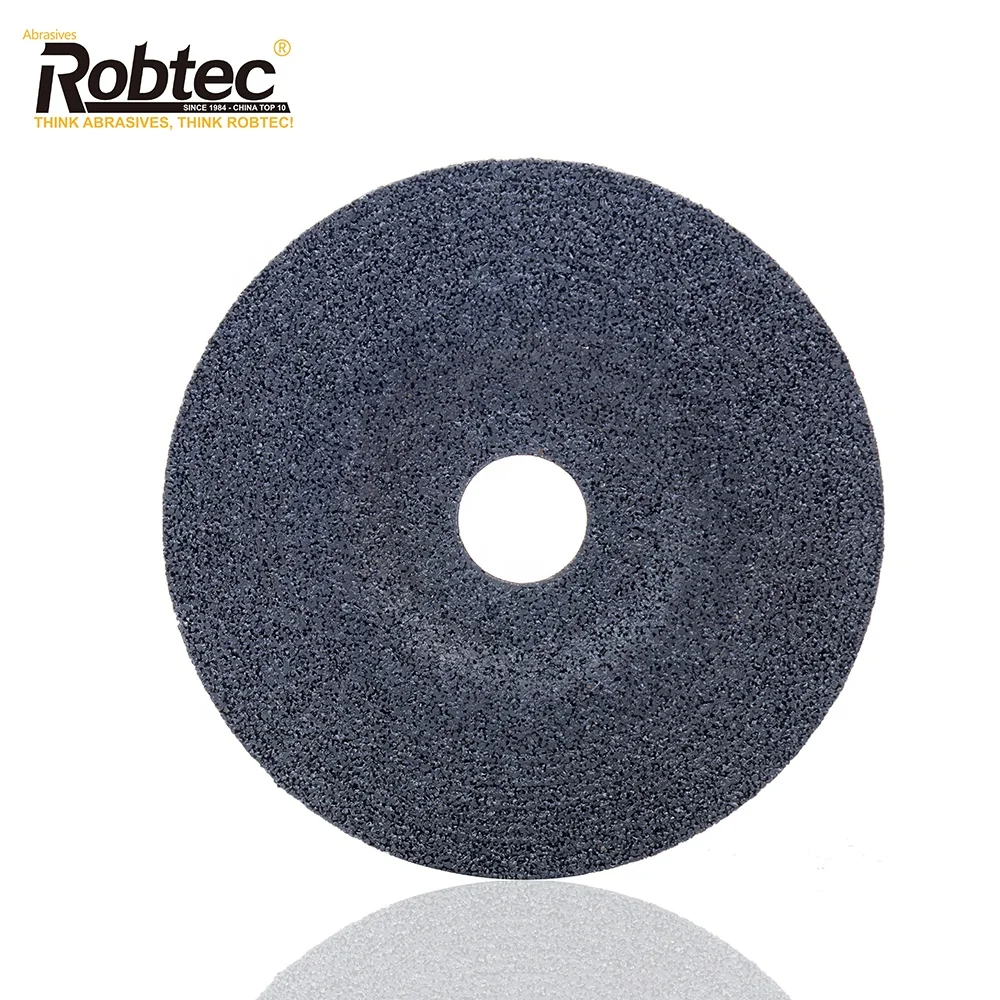 ROBTEC Professional 4 inch 100*6.4*16mm Black Abrasive Resin Grinding Wheel  For Metal