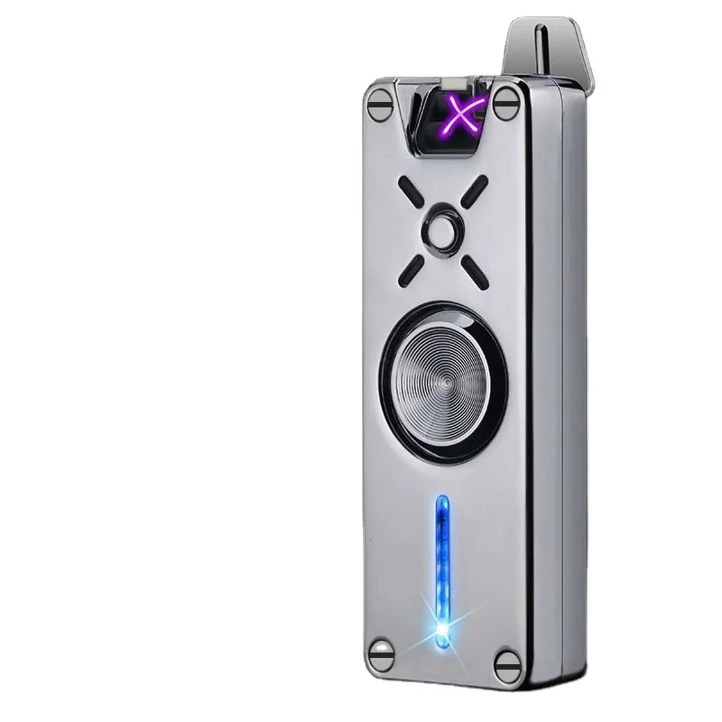 AIRO USB Перезаряжаемый электронный прикуриватель, плазменная зажигалка с двойной дугой и индикатором заряда батареи
