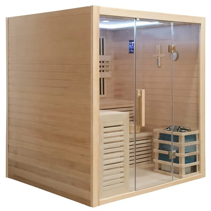 Luxury Steam Sauna Combination Bio Wooden Home Sauna for sale
