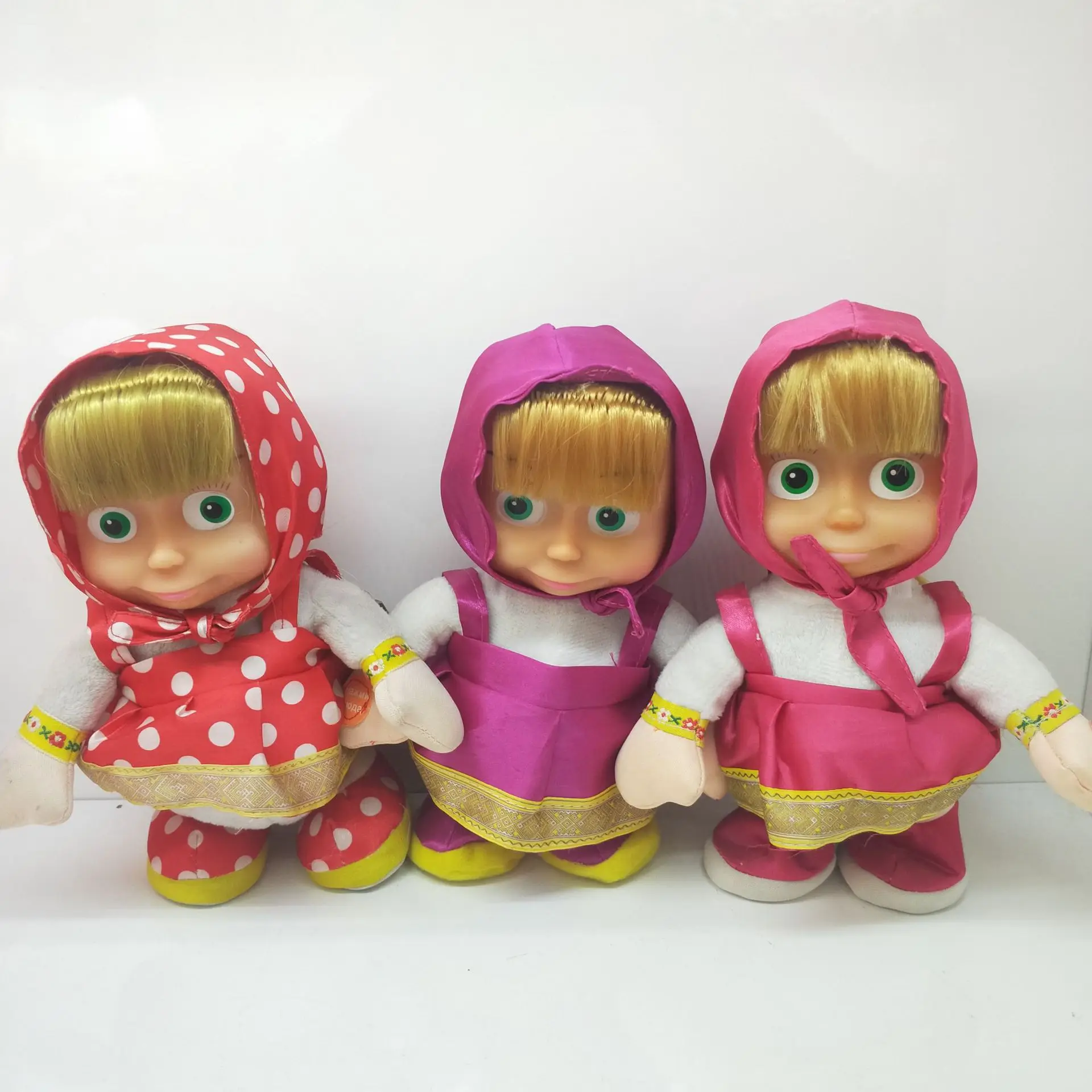 
Russian doll Masha and the bear recordable talking and walking sound toy 