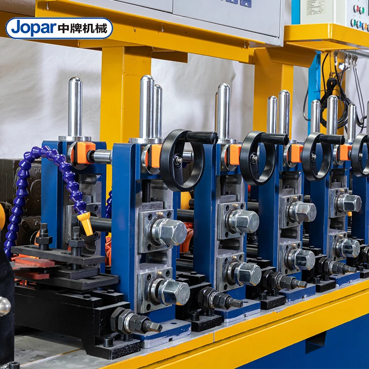 Industrial Automatic Decorative Tube Production Line Easy Operation Steel Pipe Mill SS Gi Pump Gear Components Used Iron Pipe