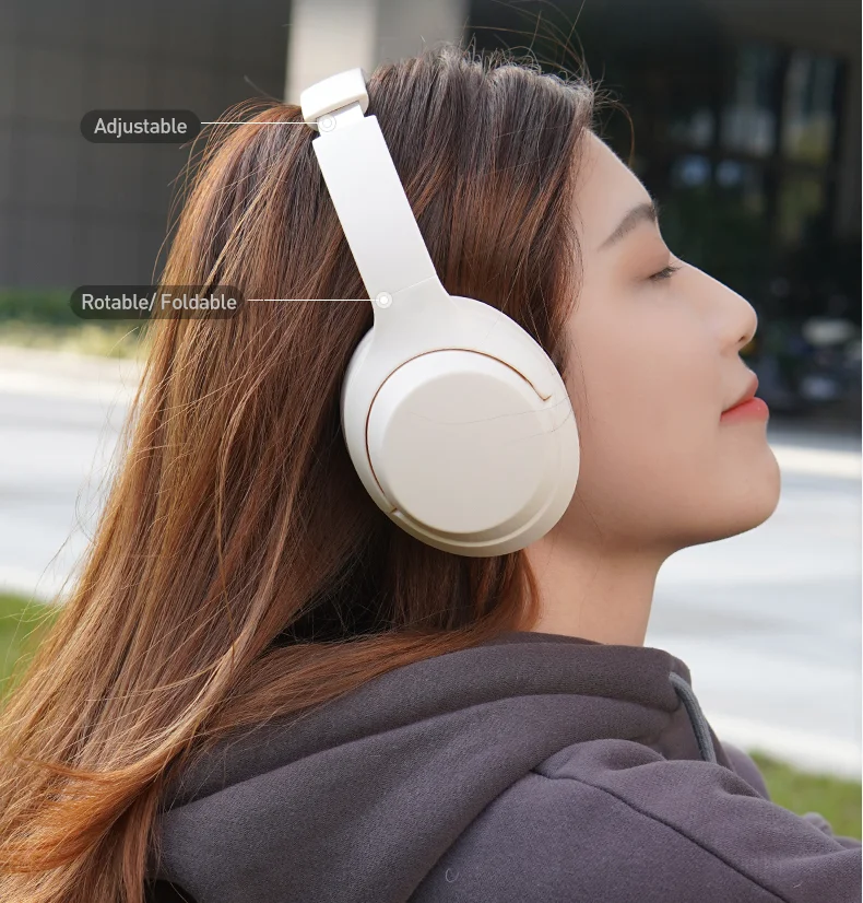 BH23 Hot Selling Brand Bluetooth Wireless Headphones Noise Cancelling Headset ANC Earphone Headphone With Microphone