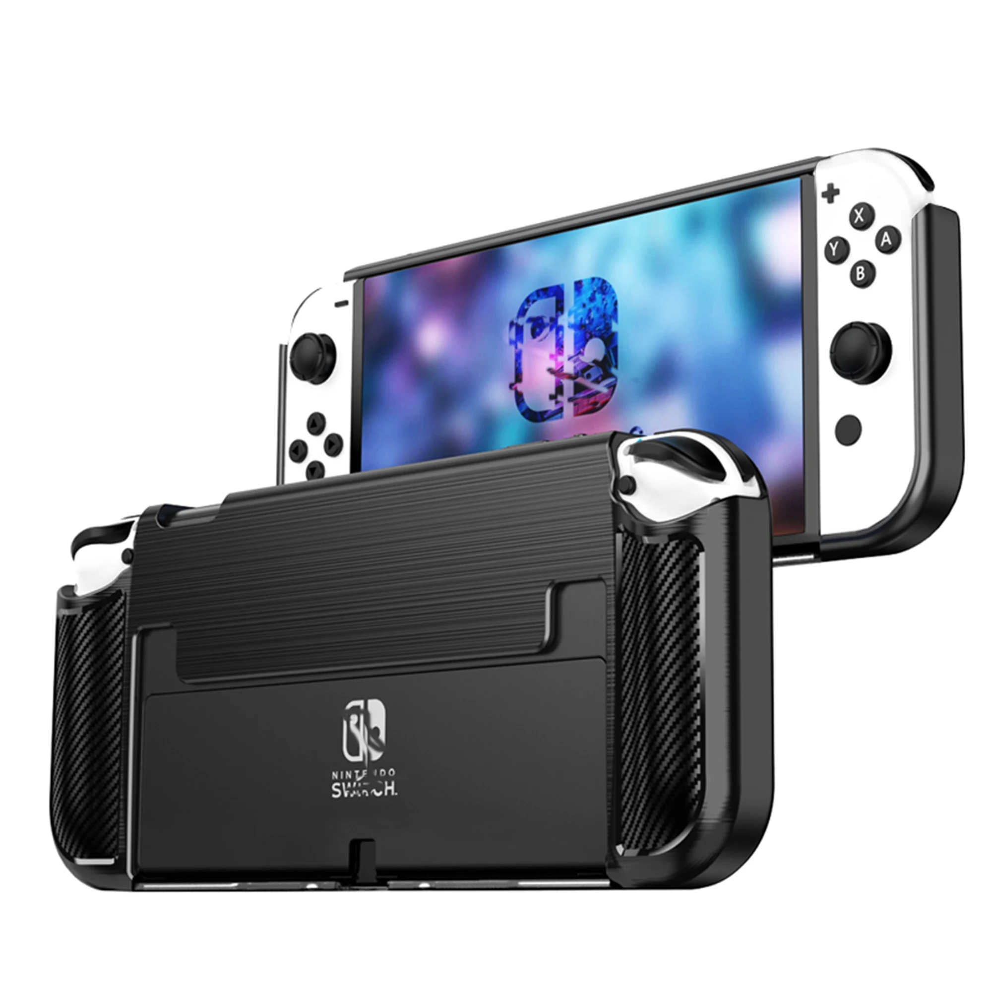 Чехол для Nintendo Switch мягкий Противоскользящий ударопрочный защитный чехол консоли