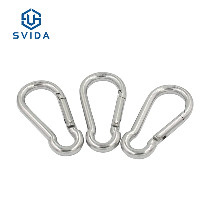 304/316 Stainless Steel Spring Snap Hook for Camping Hiking Snap Hook