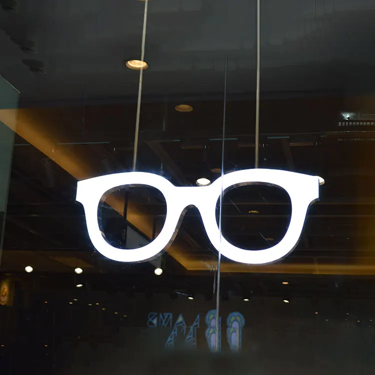 High quality 3d led advertising acrylic light box sign for Business Shop or Store outdoor