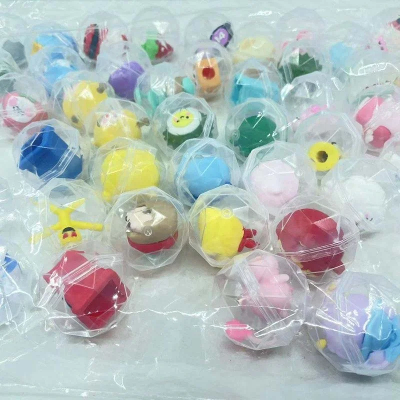 32mm Cute customized capsule toy/ empty capsule surprise toy egg plastic  diamond toy vending machine capsule