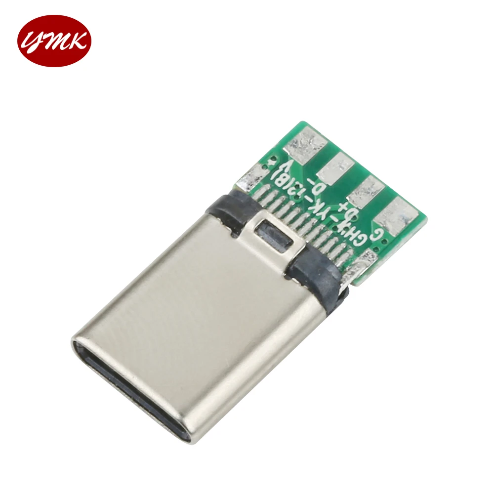 
Type C Male Plug Socket Connector USB 3.0 Adapter WITH PCB CONNECTOR 