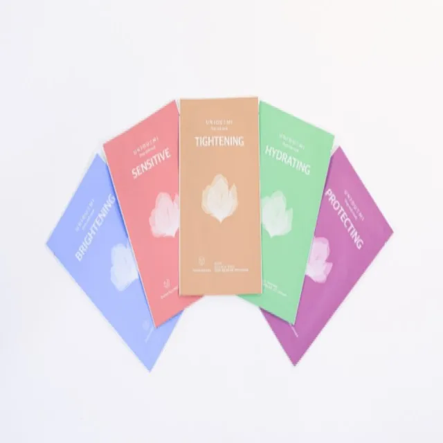 UNIQUEMI Premium Quality Korea Cosmetic Skin Care Deep Sink Facial MaskSheets Made In Korea (10 packs in a box)
