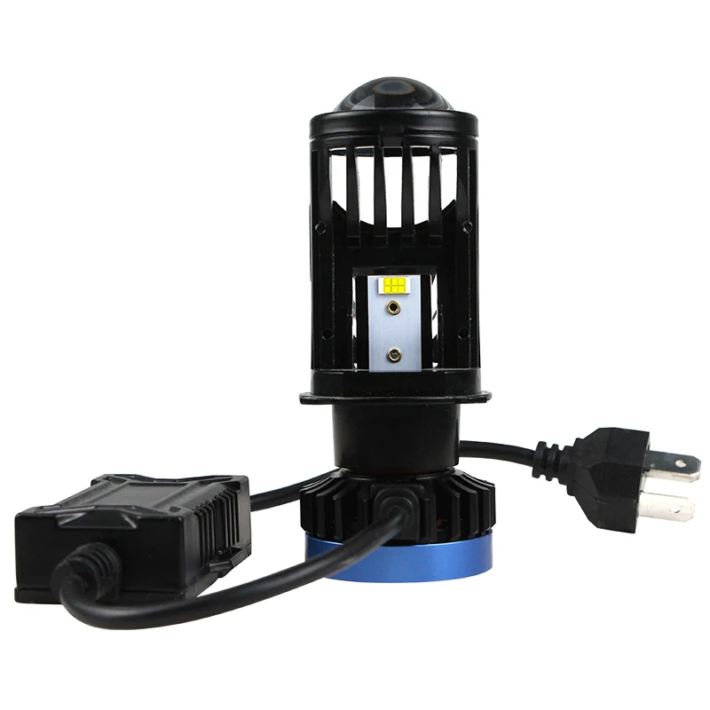 P6 LED H4 headlights 55W Mini Bi-LED projector lens for motorcycle HID projector headlight with 6000k halogen projector lens