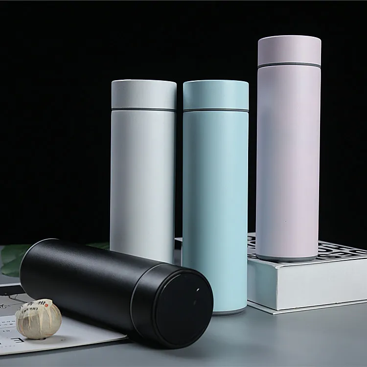 Wholesale double wall sport tea infuser bottle smart vacuum flask water bottle thermo with LED temperature display