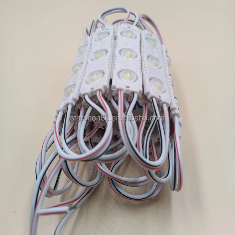 6012/6113  IP65 Waterproof modul led 12v lens light sign 1.5w 3 smd 2835 injection led module