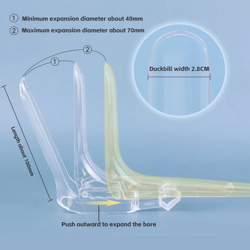 Wholesale price disposable plastic medical gynecology examination vaginal speculum source Plastic Materiel Vaginal speculum