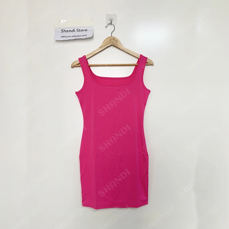 Новое женское сексуальное платье-майка без рукавов базовые Клубные Повседневные платья миди оптовая продажа