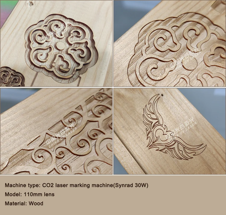 8X Beam Expander Galvo co2 laser engraving machine 300*300mm wood jeans denim laser engraver