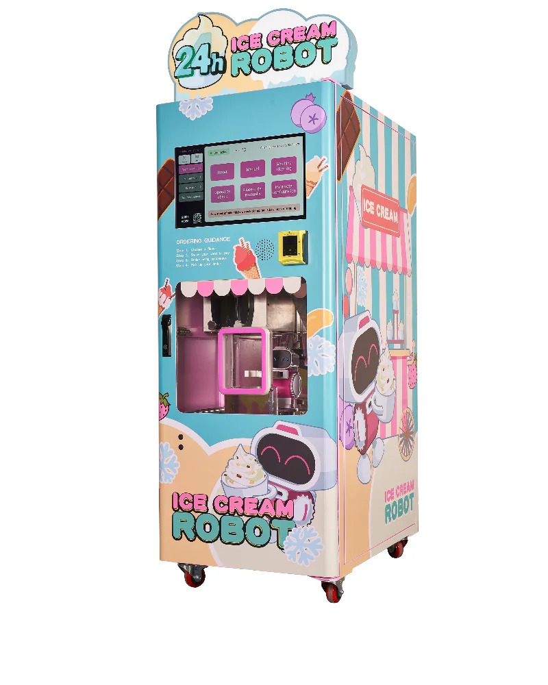 Hig Quality Automatic Soft Ice Cream Vending Machine Soft Serve For Sale