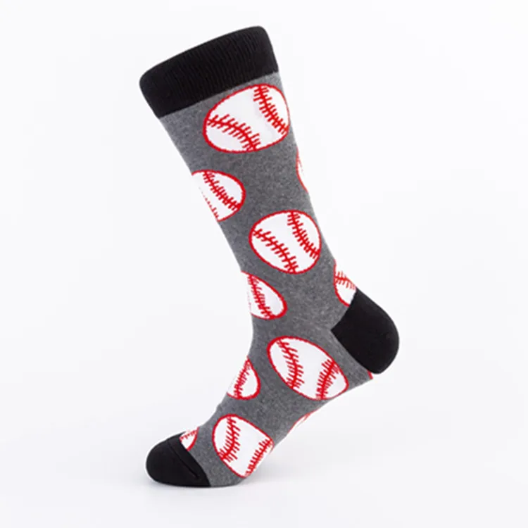 Socshigo wholesale custom basketball socks fashion jacquard mens casual socks