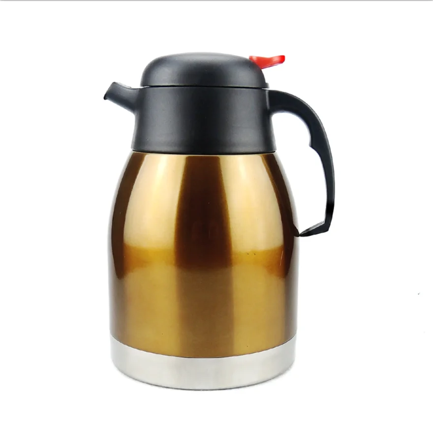 1.2L Amazon Hot Selling High Quality 2.3L Vacuum Insulated Thermos Tea Coffee Pot For Coffee Carefe Pot Thermal Coffee Kettl