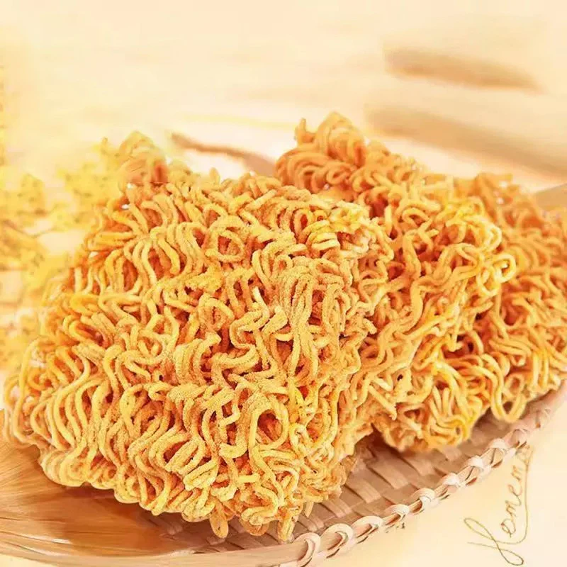 Лапша быстрого приготовления ароматизированные закуски острый вкус краба икры сухое питание лапша хрустящая закуска