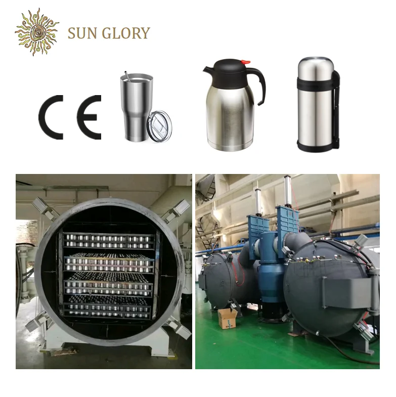 Металлическая вакуумная фляжка из нержавеющей стали для изготовления бутылок с водой, термос, фляжка для кофе, кувшин, вакуумная паяльная вакуумная печь