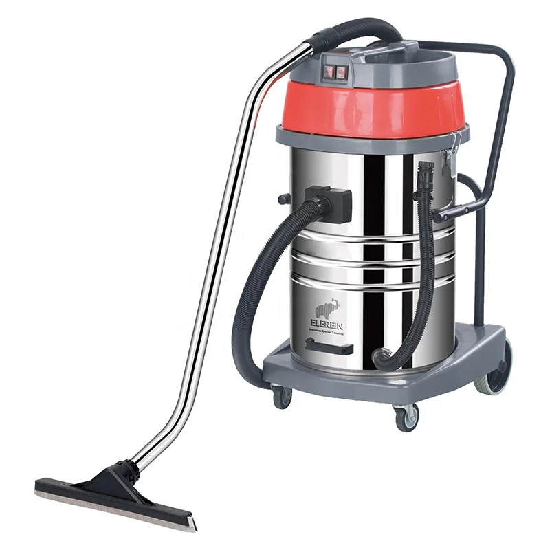 Elerein wet and dry portable hand water filter handheld cyclone robot industrial vacuum cleaner with large wheel plate and base