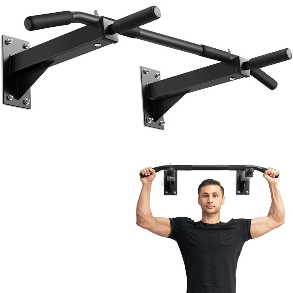 Pull up Bar Chin up Station Wall-mounted Horizontal Bar Pull-up Machine Single Parallel Bars for Home Gym Exercise