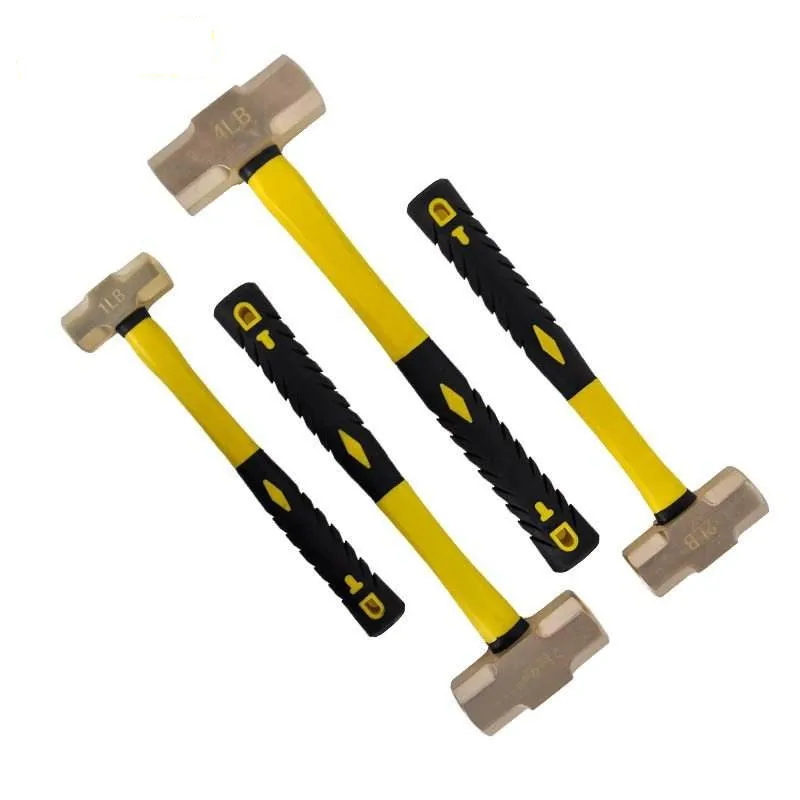 Dead Blow Sledge Hammers Handle,octagonal Hammer.high-grade TPR Octagonal Hammer with Fiberglass Wood Fully Polish YO-15801 YAOU