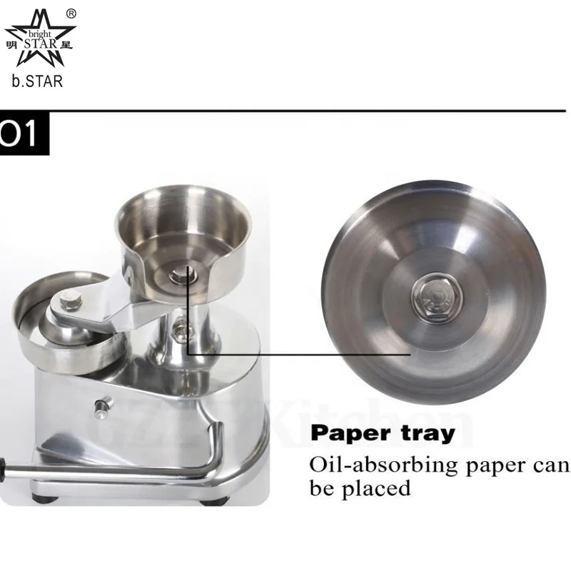 BR308 100MM/130MM Commercial Manual Burger Patty Maker Hamburger Press Forming patty maker Machine