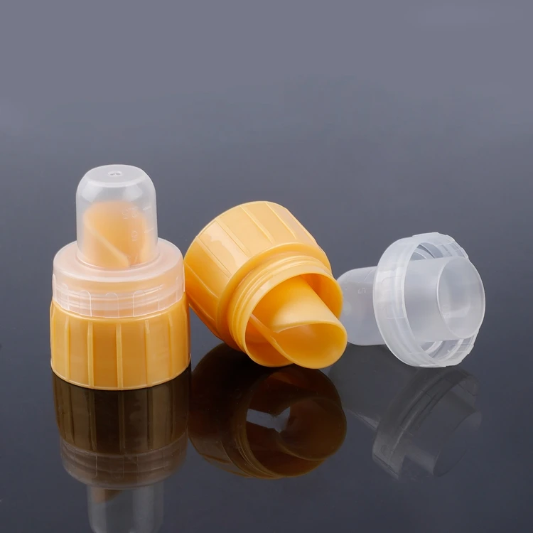 Double Wall 38mm PP Plastic Screw Cleaning Bottle Cap,Laundry Detergent Bottle Cap,Tampa de detergente Laundry Liquid Bottle Cap