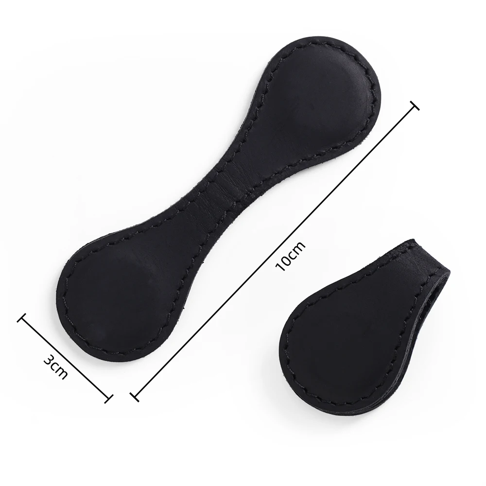 Promotion Gift Magnetic Leather Bookmark Vintage Leather Book Mark Custom Logo PU Bookmark