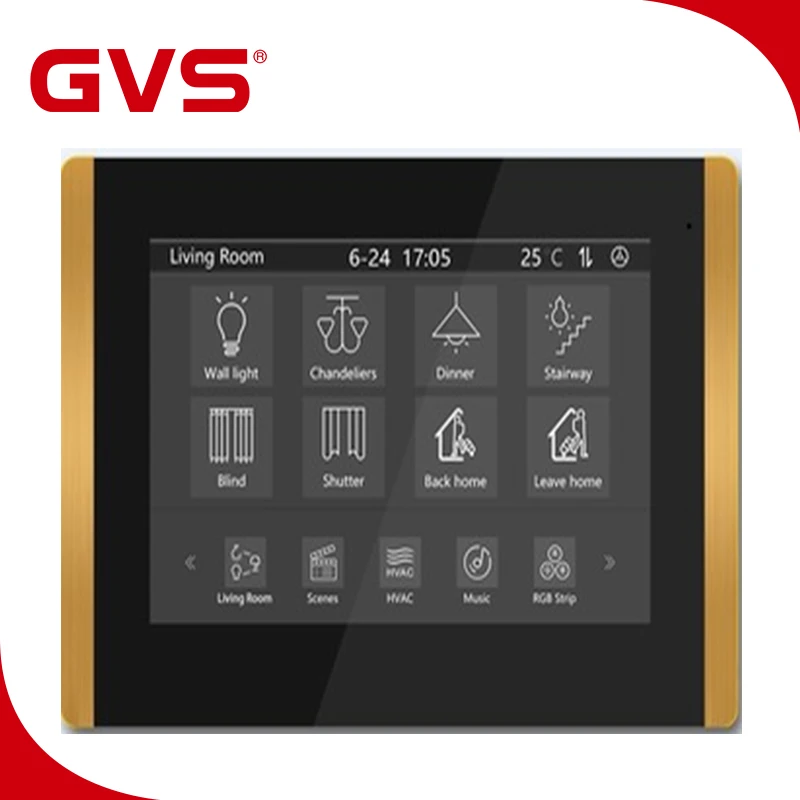 GVS / EIB Inch Touch Panel automation home system ,thermostatic panel