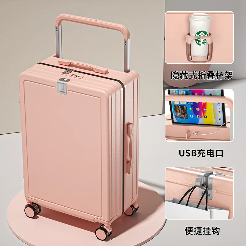 Pc SuitcasesTrolley Luggage fashionable travel box 20 inch 24 inch suitcases travel bags luggage large capacity suitcase