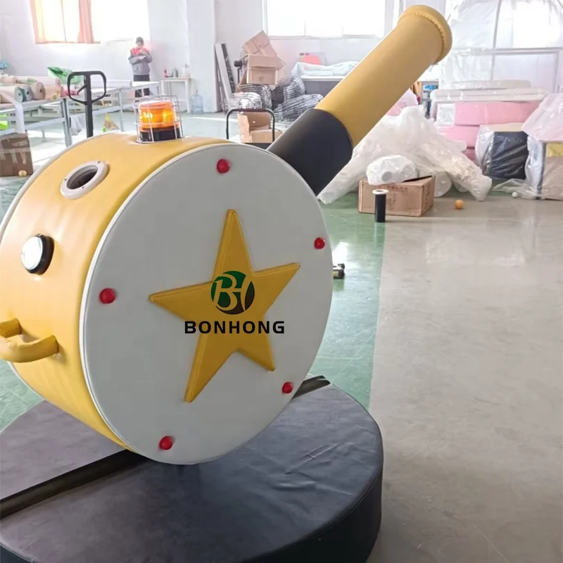 Bonhong High Quality Ball Pool Play Machine Cannon Ball Air Blaster Indoor Soft Air Ball Gun Game For Kids Playground