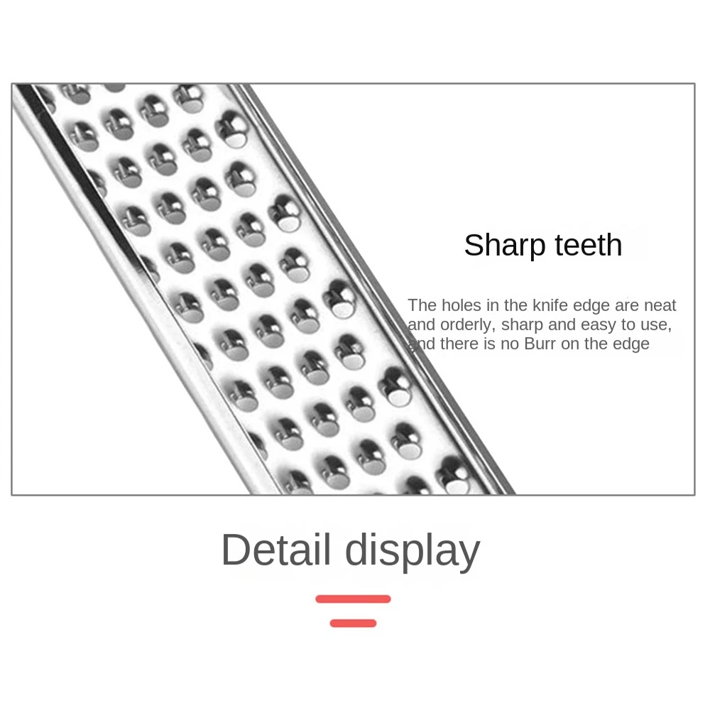 Inch Multifunctional Rectangle Stainless Steel Cheese Grater Tools Chocolate Lemon Zester Fruit Peeler Kitchen Gadgets