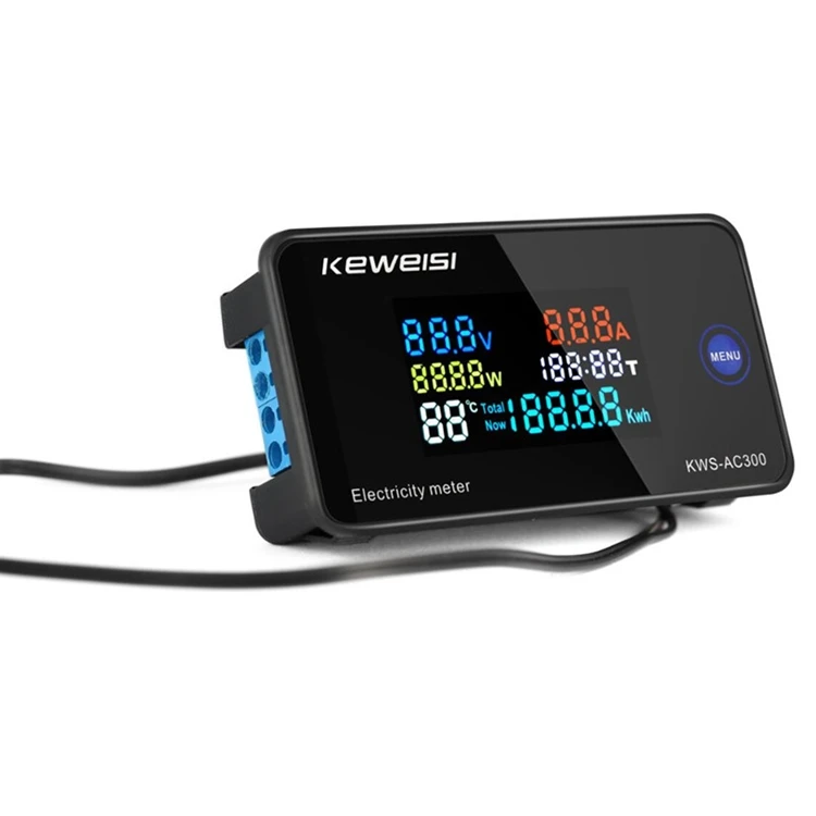  KWS-AC300 AC Power Watt Energy 50-300V 10A 100A цифровой вольтметр Амперметр Электрический