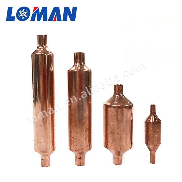 LOMAN Copper Muffler China wholesale Muffler Exhaust Pipe Refrigeration Copper Pipe Fittings