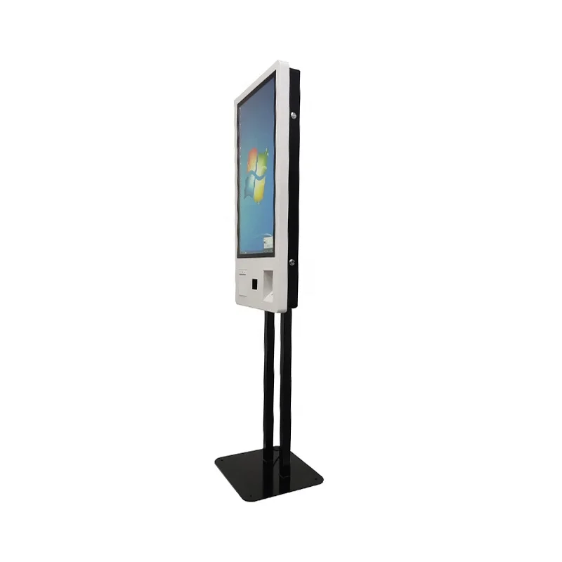 Wall mounted touch screen self service kiosk intelligent restaurant order self checkout ordering machine