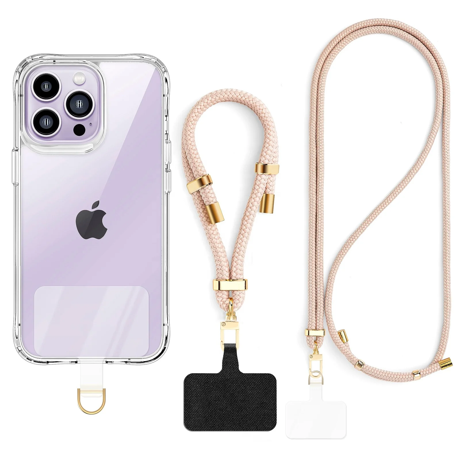 Cell Phone Neck Shoulder Strap Wrist Adjustable Lanyard Patch Phone Lanyard Crossbody For Iphone