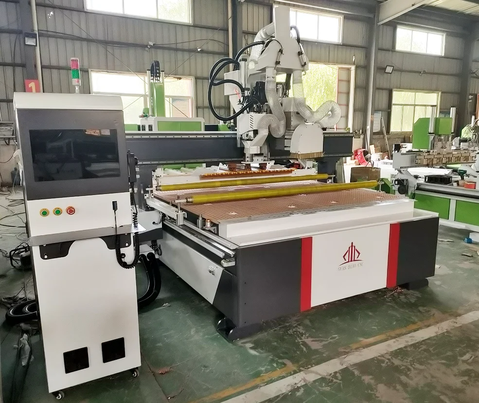 2030 2040 2140 Woodworking Machinery 3D Wood Engraving Cutting Auto Tools Change 9kw ATC Wood CNC Router Machine with Saw Blade