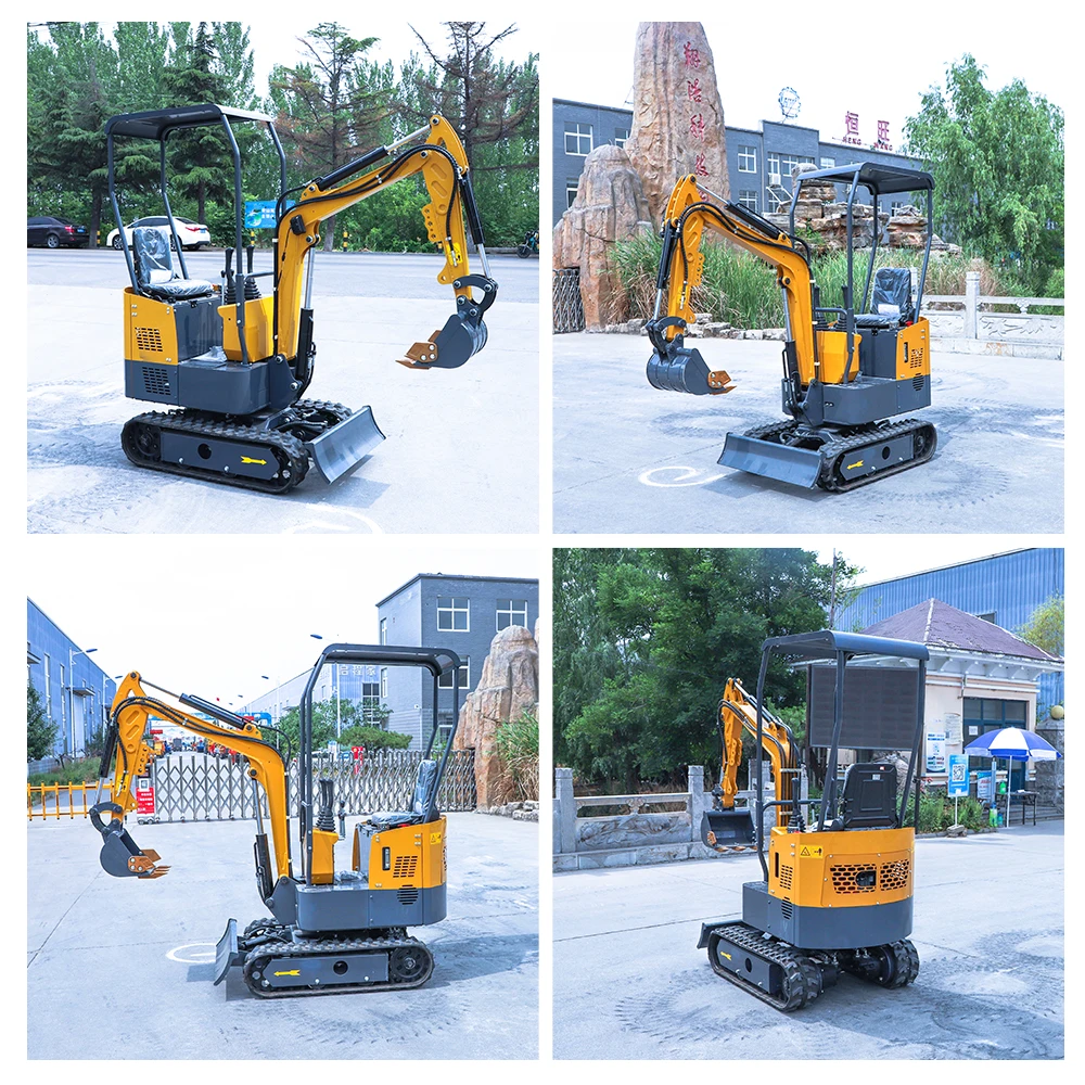 Euro 5 EPA Hydraulic pilot Joystick Excavator Hydraulic Hammer Small Mini Excavator for Sale