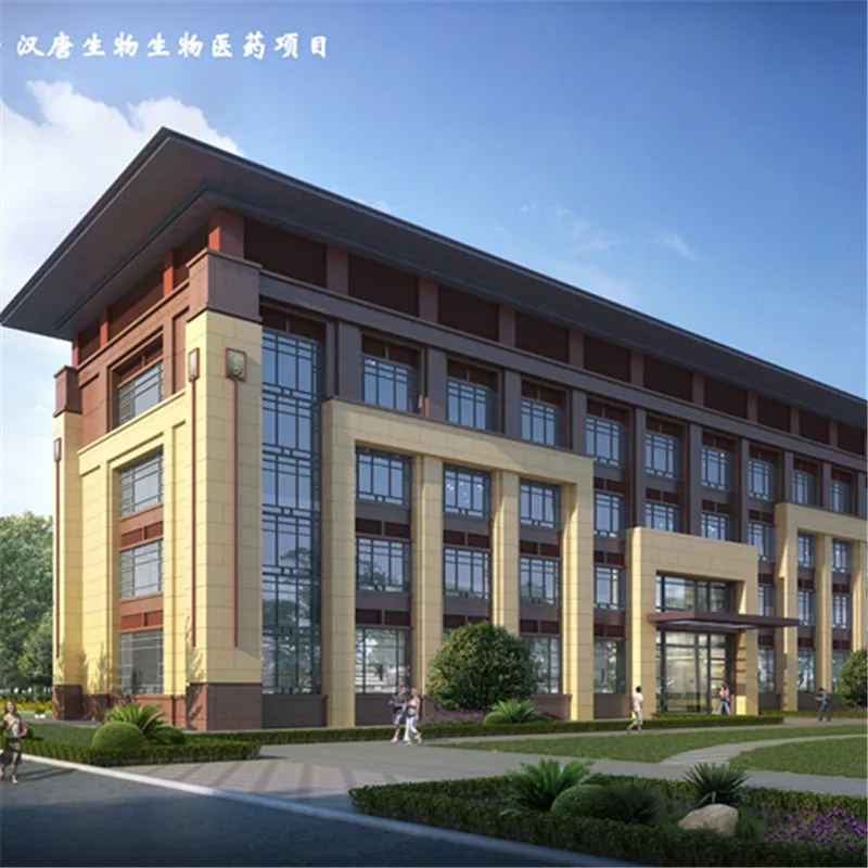 Prefabricated structures glass curtain wall office building