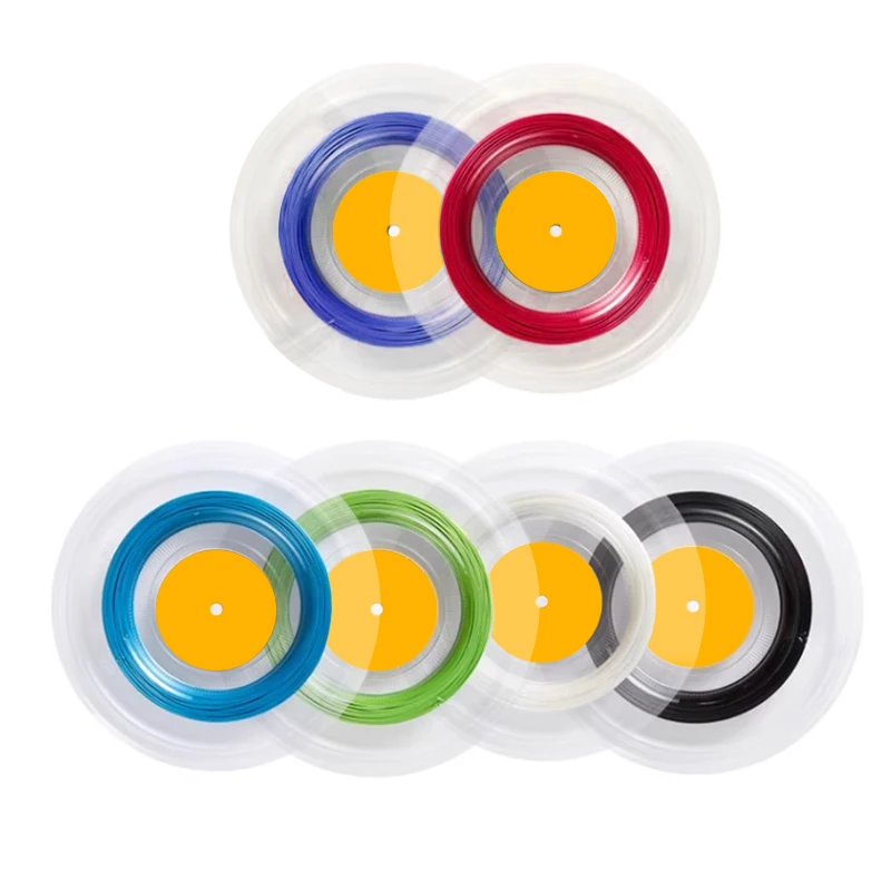 Premium Quality Badminton String0.66mm Nylon Fiber Lingmei Lk66 Double Color For International Tournament Training Fitness