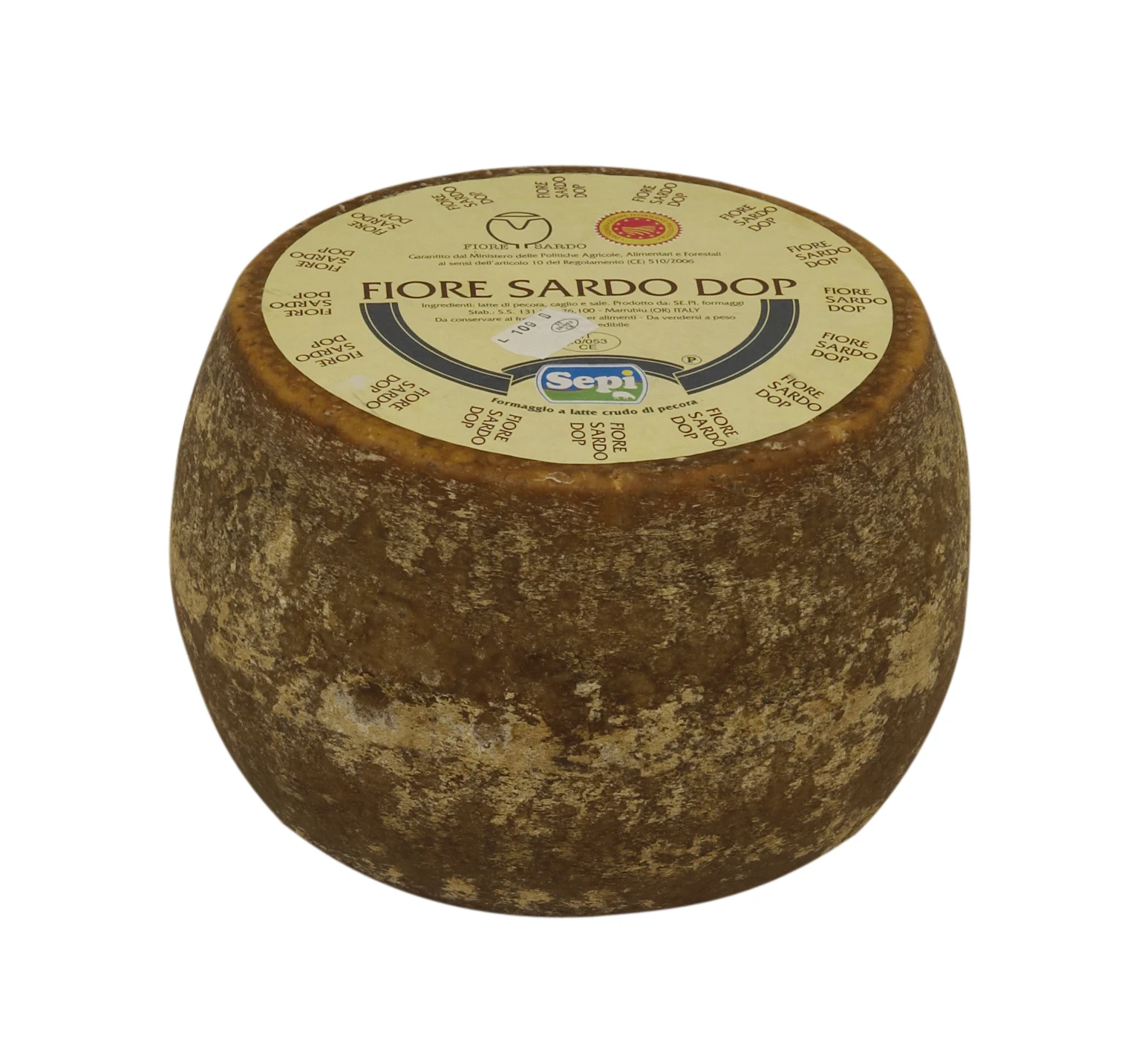 Zarpellon Brand 14C530S White Or Light Straw Color Kitchen Food Pecorino Fiore Sardo Dop Semi Hard Cheese