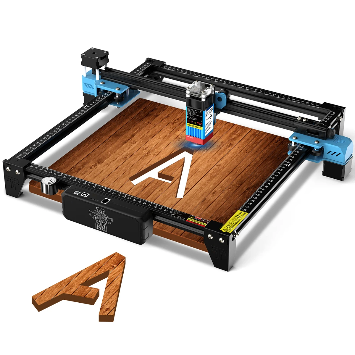 TWOTREES TTS 5.5W China Made All Aluminum Alloy Body Easy Assemble APP Connect laser engraving machine for stainless steel