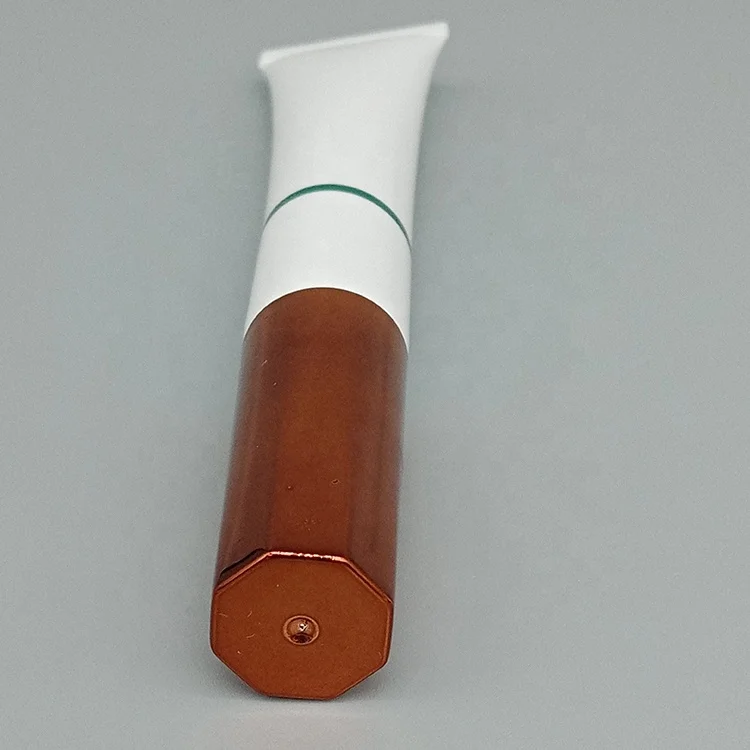 Wholesale 10ml 15ml 20ml plastic squeeze white PE tube empty soft Loose Powder make up tube