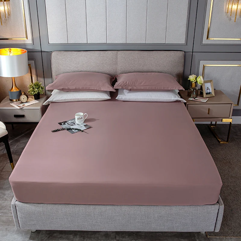 
wholesale hot sale high quality customized microfiber 100% cotton bed sheet fitted sheet 