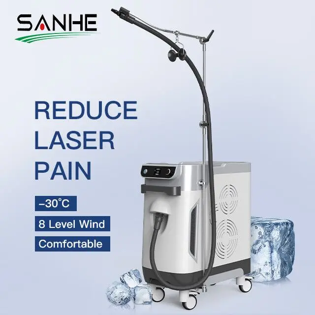Air Skin Cooling Machine for Reducing Pain During the Rf or Laser Treatment